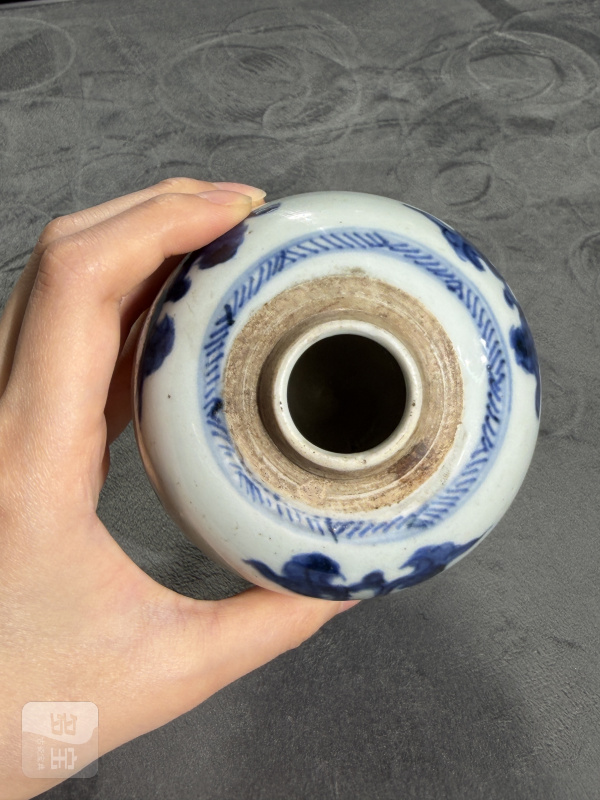清康熙青花杂宝纹小罐 - 图9